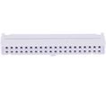 IDC Connector, Right Angle, Socket, White, 1A, Contacts - 40